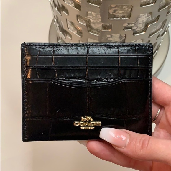 Coach card holder
